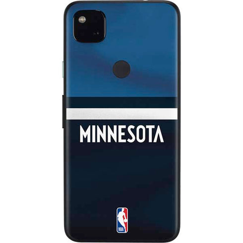 NBA Minnesota Timberwolves Jersey Google Pixel 4a Skin
